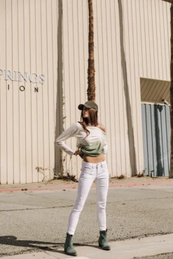 Super Slim | Cropped*Freeman T. Porter Alexa Cropped white