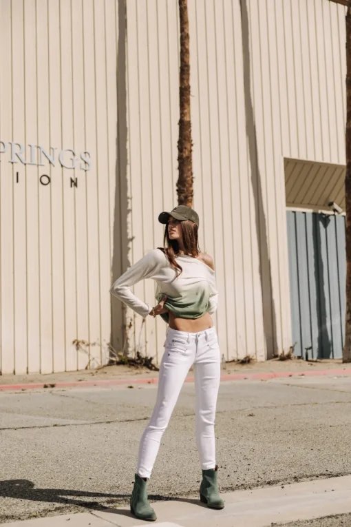 Super Slim | Cropped*Freeman T. Porter Alexa Cropped white