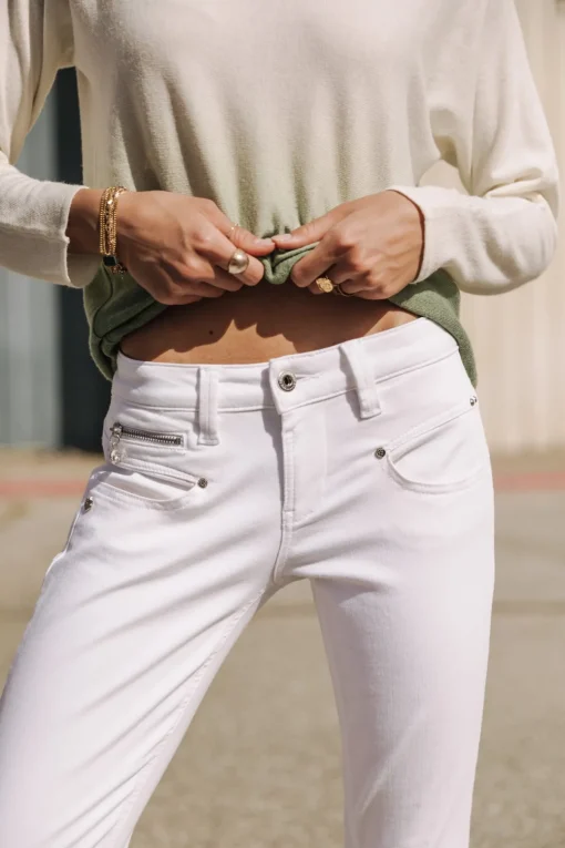 Super Slim | Cropped*Freeman T. Porter Alexa Cropped white
