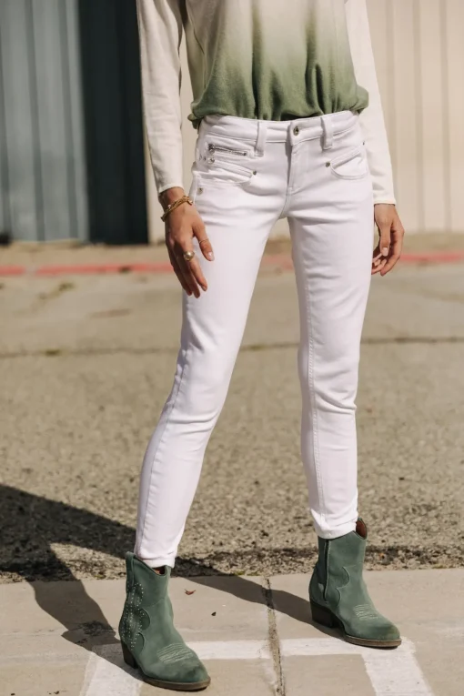 Super Slim | Cropped*Freeman T. Porter Alexa Cropped white