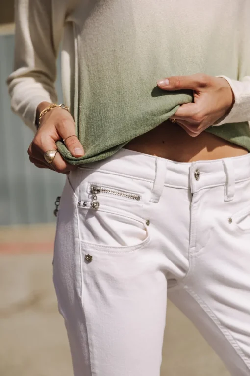 Super Slim | Cropped*Freeman T. Porter Alexa Cropped white