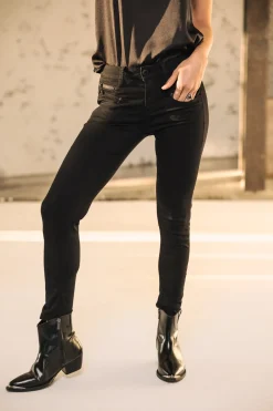 High Waist | Super Slim*Freeman T. Porter Alexa High Waist Cropped black