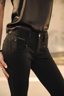 High Waist | Super Slim*Freeman T. Porter Alexa High Waist Cropped black