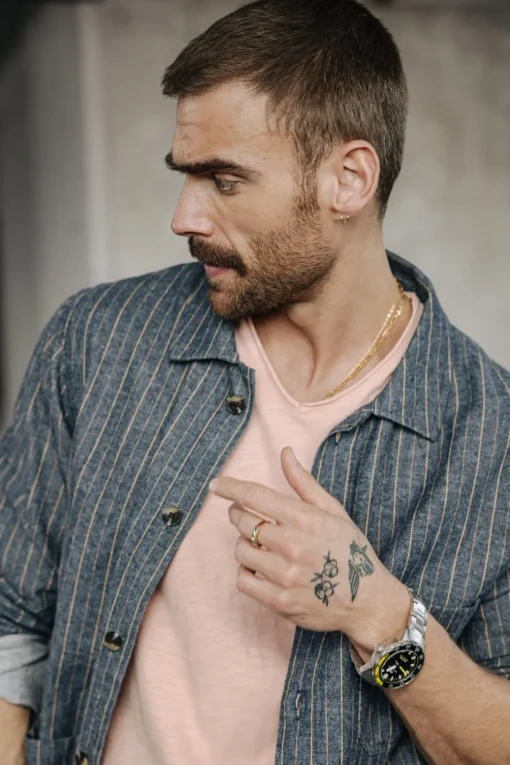 Jackets & Overshirts*Freeman T. Porter Barney Zappy indigo