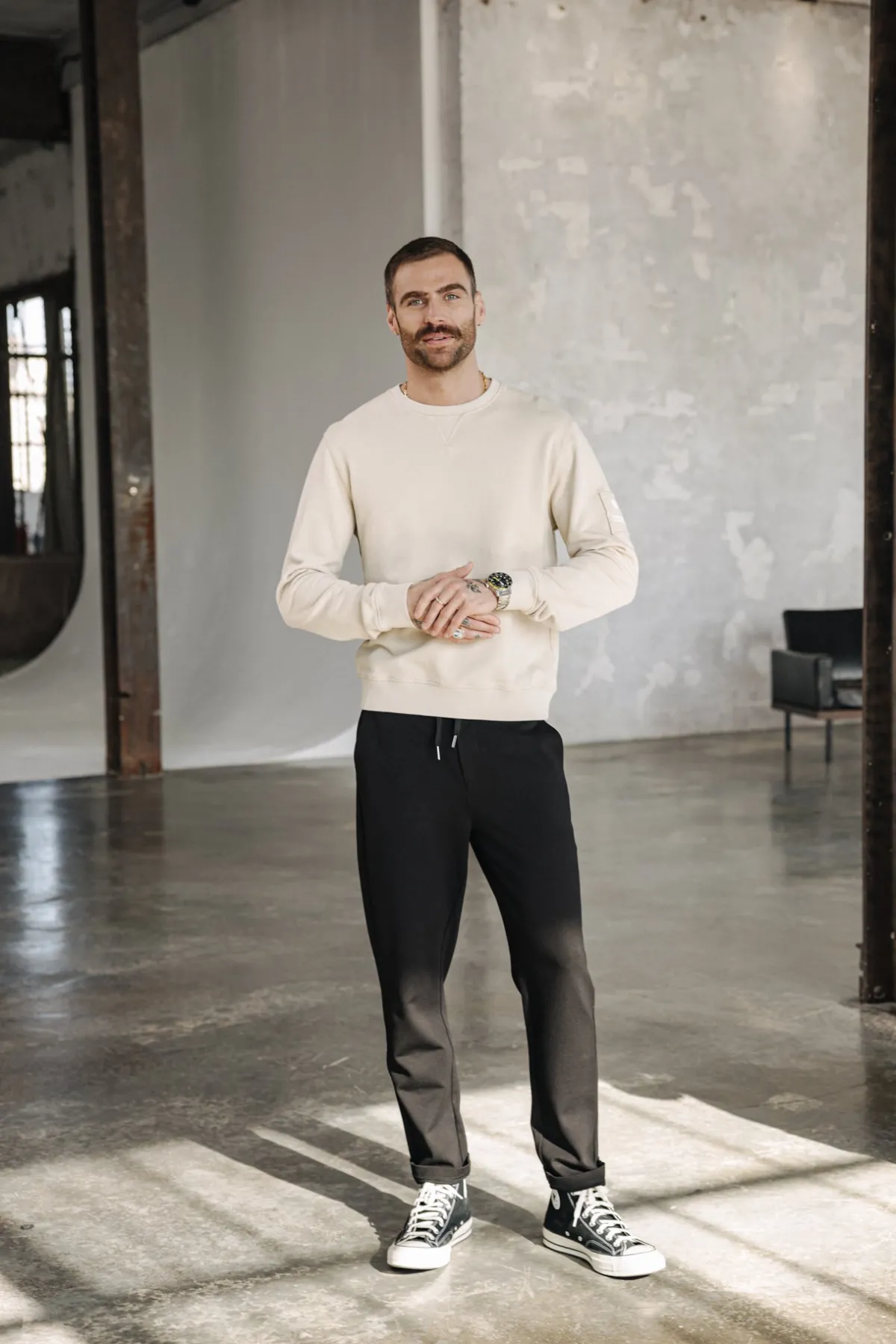 Sweaters & Sweatshirts*Freeman T. Porter Baton Snug overcast