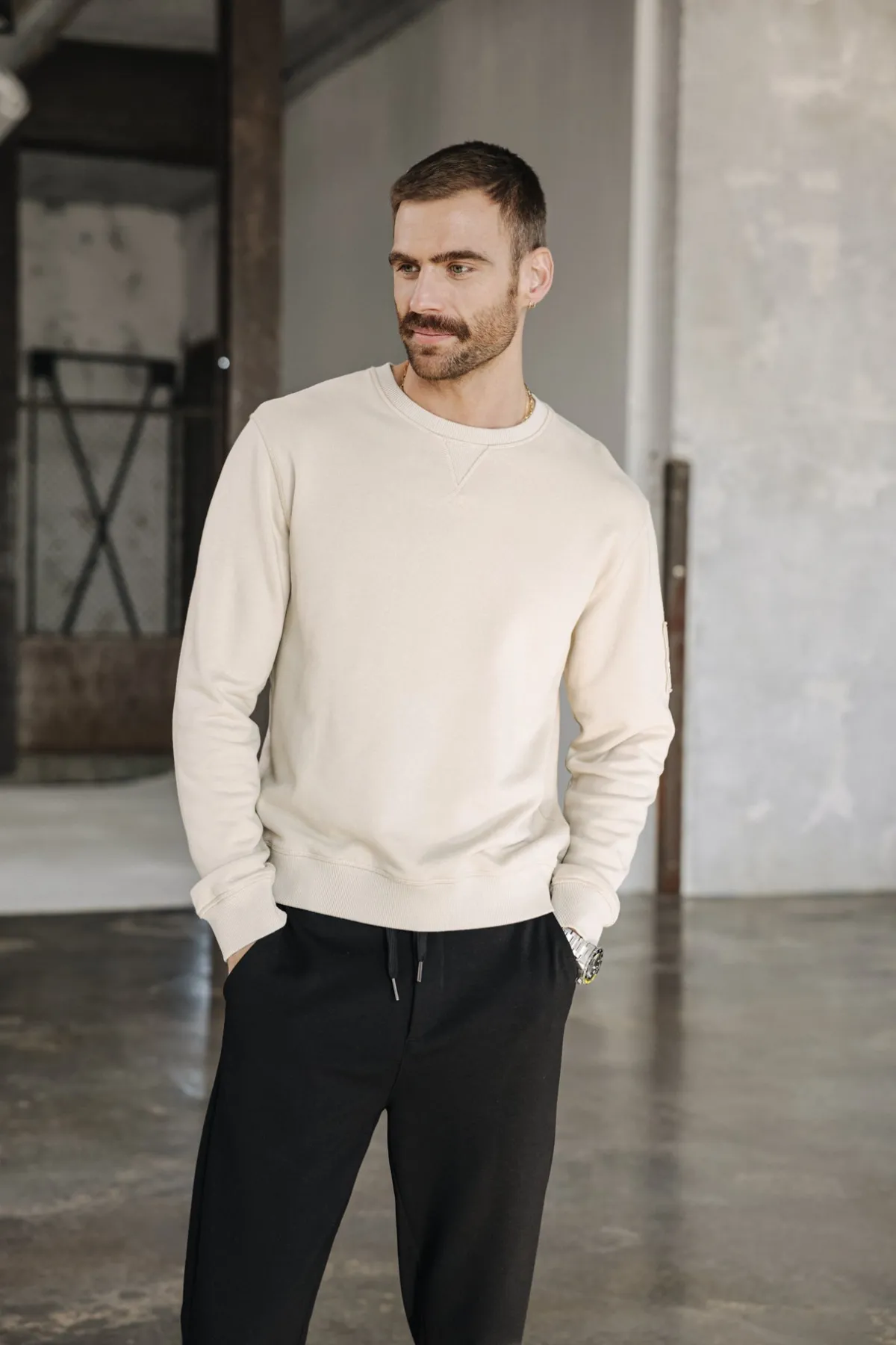 Sweaters & Sweatshirts*Freeman T. Porter Baton Snug overcast