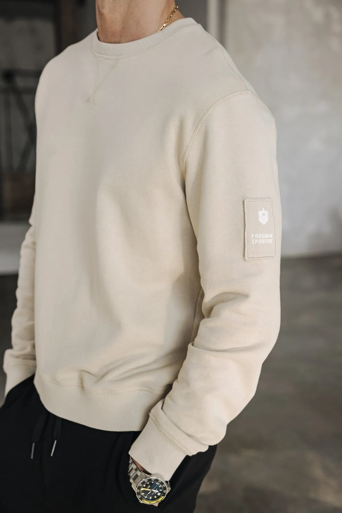 Sweaters & Sweatshirts*Freeman T. Porter Baton Snug overcast