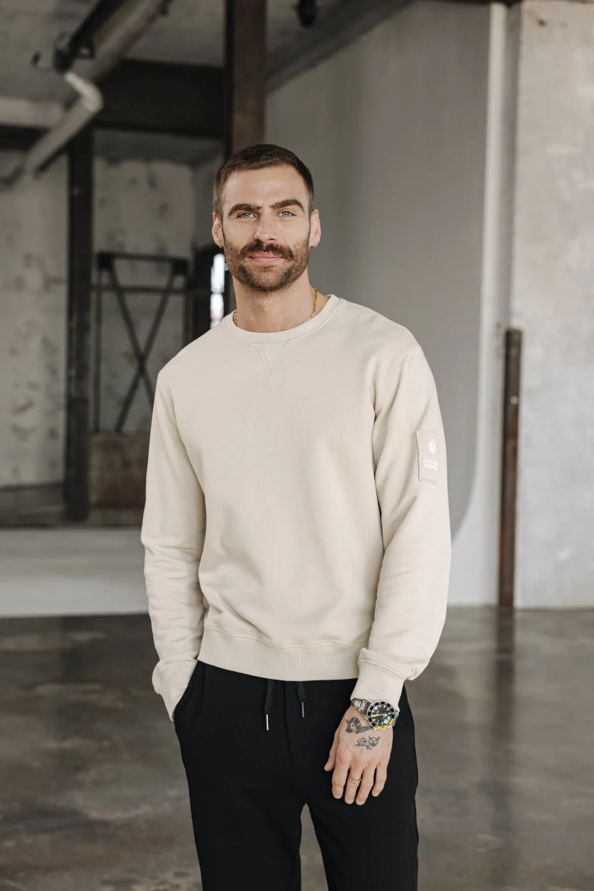 Sweaters & Sweatshirts*Freeman T. Porter Baton Snug overcast