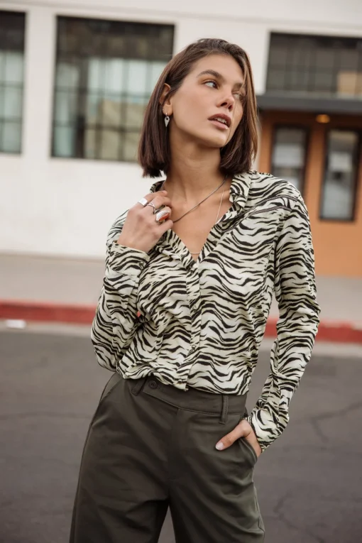 Tops & Shirts*Freeman T. Porter Crizia Green Tiger original