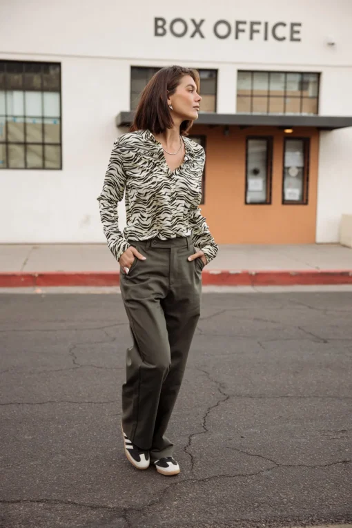 Tops & Shirts*Freeman T. Porter Crizia Green Tiger original
