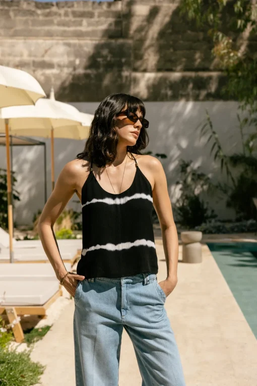 Tops & Shirts*Freeman T. Porter Dastina tieu0026dye midnight
