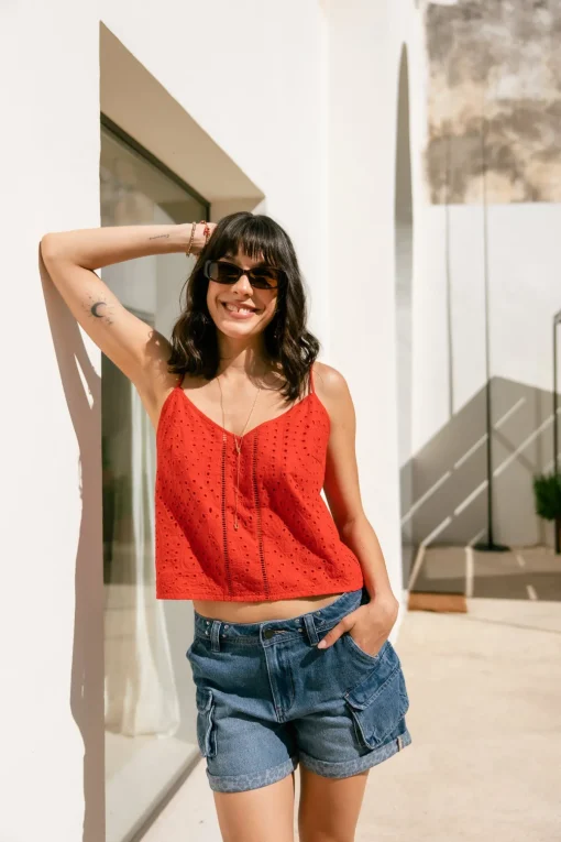 Tops & Shirts*Freeman T. Porter Dineta Summer Lace lollipop