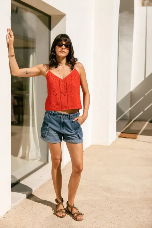 Tops & Shirts*Freeman T. Porter Dineta Summer Lace lollipop