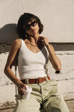 Tops & Shirts | Mesh*Freeman T. Porter Doriana Rib offwhite
