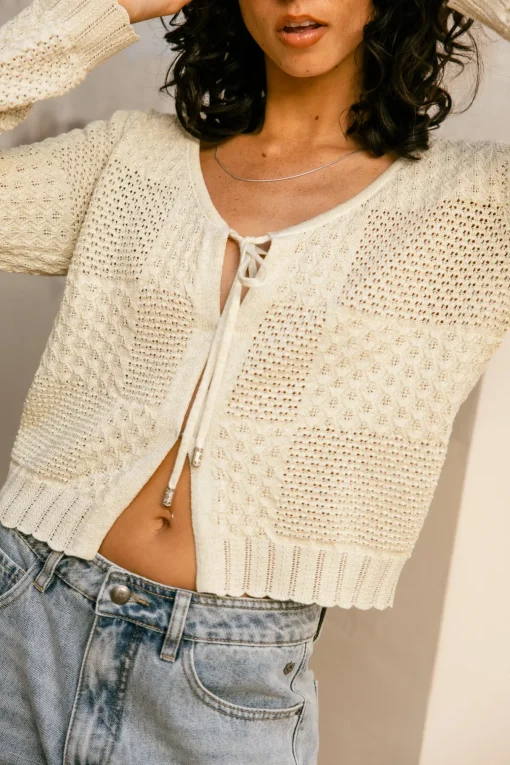 Mesh*Freeman T. Porter Gill Pointelle ecru