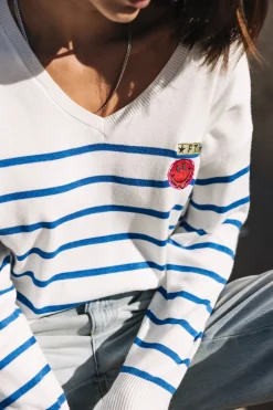 Mesh*Freeman T. Porter Isabel Stripes princessblue