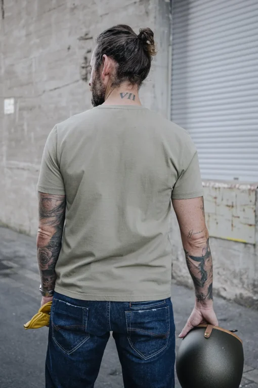 T-Shirts & Polos*Freeman T. Porter Ivander Crew deeplichengreen