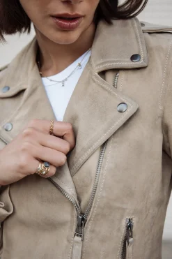 Jackets & Blazers*Freeman T. Porter Kristen Daim dirtybeige
