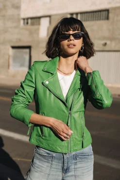 Jackets & Blazers*Freeman T. Porter Kristen Leather killygreen