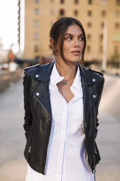 Jackets & Blazers*Freeman T. Porter Kristen Leather black