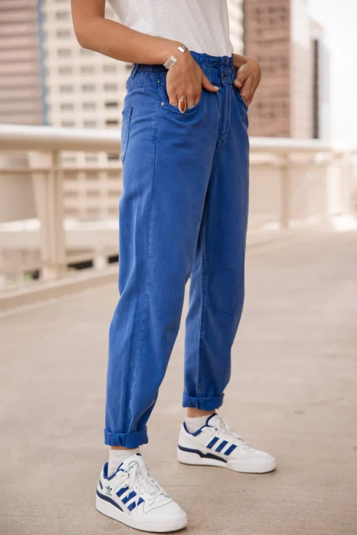 Colored Pants | High Waist*Freeman T. Porter Lara Jazz surftheweb
