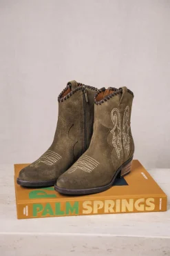 Shoes*Freeman T. Porter Laurene Suede Embro olive