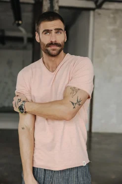 T-Shirts & Polos*Freeman T. Porter Leandro Kansas dustypink