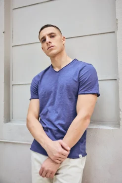 T-Shirts & Polos*Freeman T. Porter Leandro Kansas vintageindigo