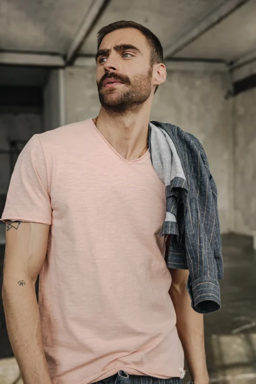 T-Shirts & Polos*Freeman T. Porter Leandro Kansas dustypink