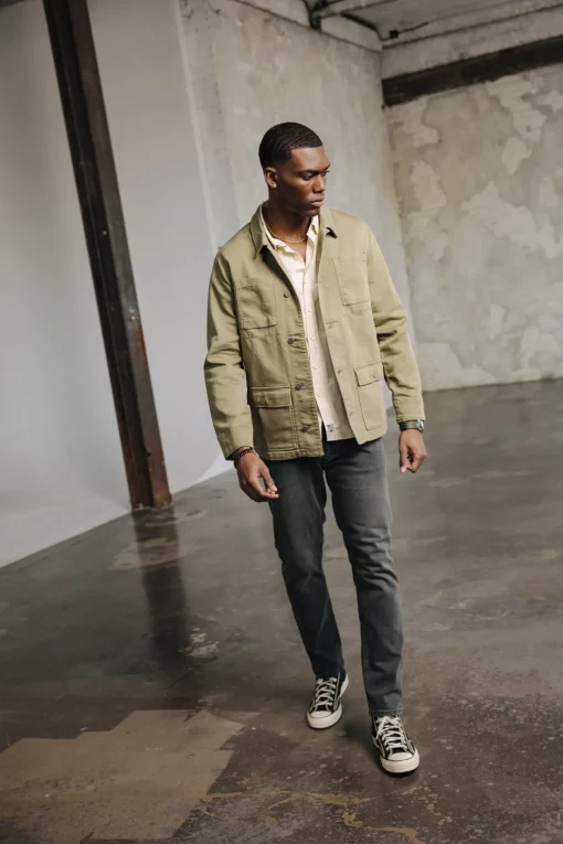 Jackets & Overshirts*Freeman T. Porter Luck Epic deeplichengreen