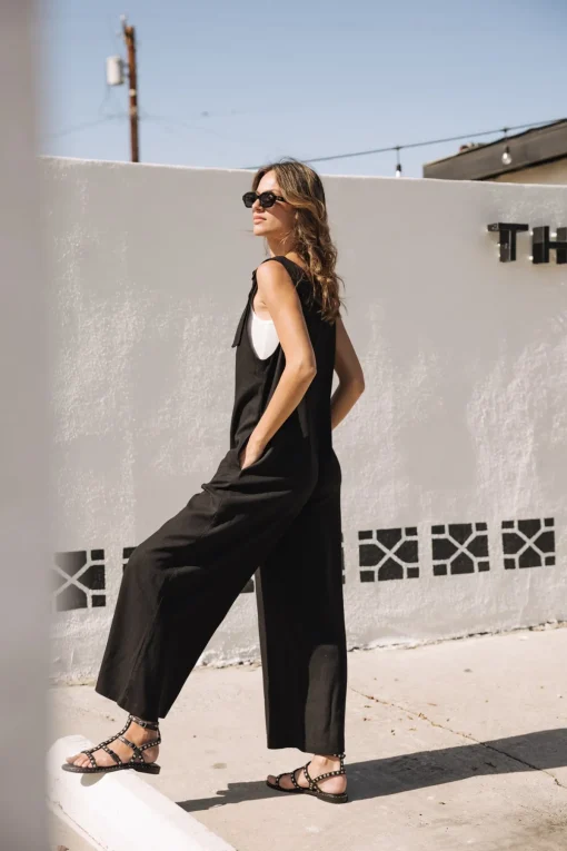 Overalls & Dungarees*Freeman T. Porter Mariam Plain Linen black