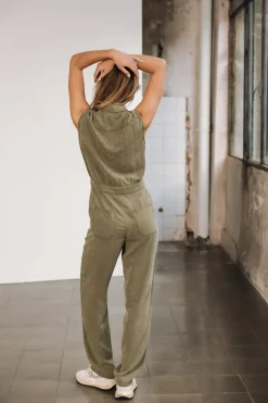 Overalls & Dungarees*Freeman T. Porter Martha Plain deeplichengreen