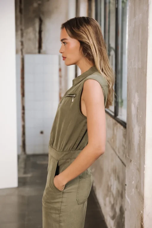 Overalls & Dungarees*Freeman T. Porter Martha Plain deeplichengreen