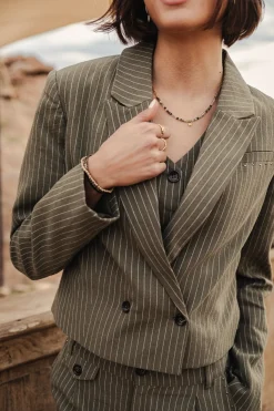 Jackets & Blazers*Freeman T. Porter Oceane Corsaire olivine