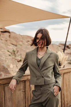Jackets & Blazers*Freeman T. Porter Oceane Corsaire olivine