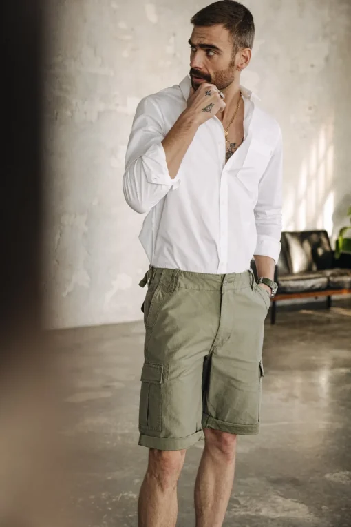 Shorts*Freeman T. Porter Oscar Jerrican armygreen