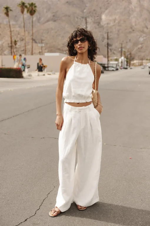 Large | High Waist*Freeman T. Porter Paolina Natural egret