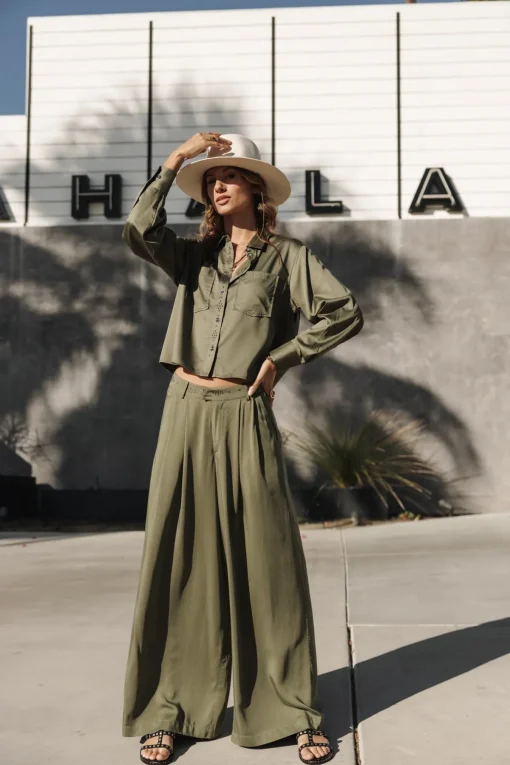 Large | High Waist*Freeman T. Porter Paolina Silken fourleafclover