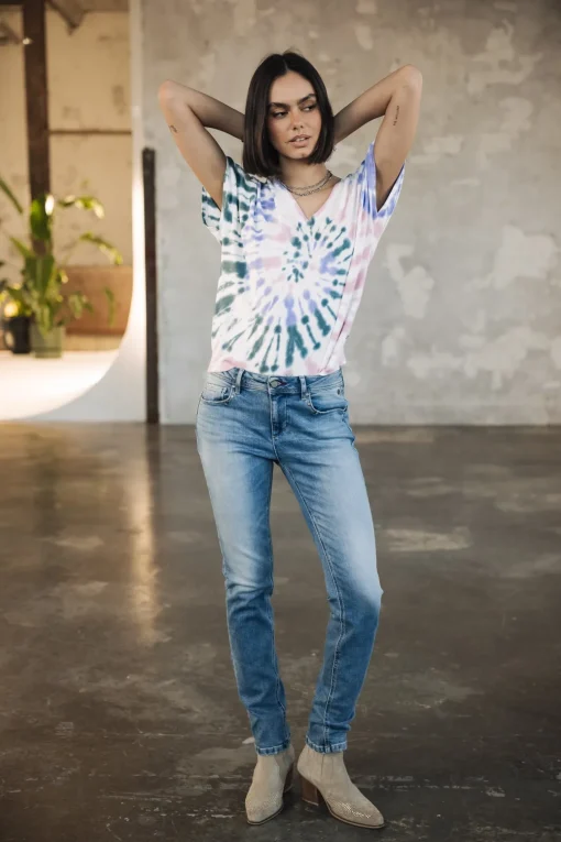 Mesh | T-Shirts*Freeman T. Porter Philia Snail pink