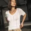 Mesh | T-Shirts*Freeman T. Porter Polane Rib offwhite