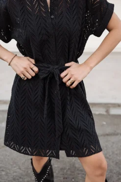 Dresses & Skirts*Freeman T. Porter Raffia Leaf Lace black