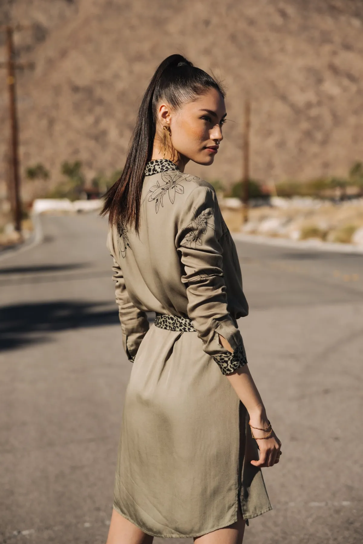 Dresses & Skirts*Freeman T. Porter Ravissa Sahara Trip deeplichengreen