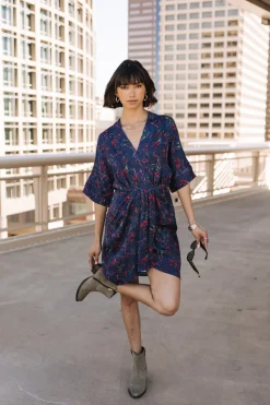 Dresses & Skirts*Freeman T. Porter Roza Carpe Koi navy
