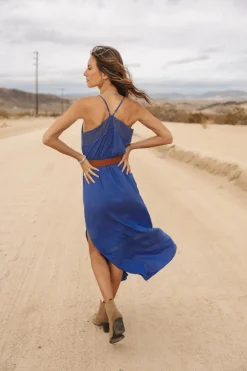 Dresses & Skirts*Freeman T. Porter Ruveda Plain Color dazzlingblue