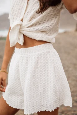 Shorts*Freeman T. Porter Sorayina Crochet ecru