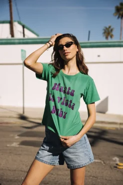 T-Shirts*Freeman T. Porter Suria Hasta La Vista Glitter deepmint