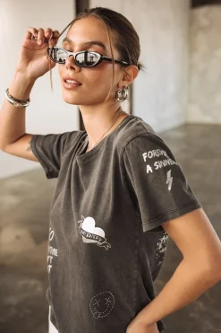 T-Shirts*Freeman T. Porter Suria Silver Graf black