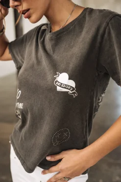 T-Shirts*Freeman T. Porter Suria Silver Graf black