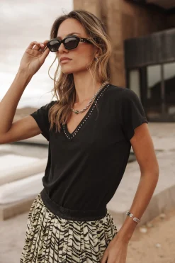 T-Shirts*Freeman T. Porter Taile Studs black