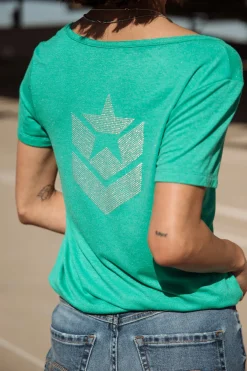 T-Shirts*Freeman T. Porter Tarissa Icon deepmint